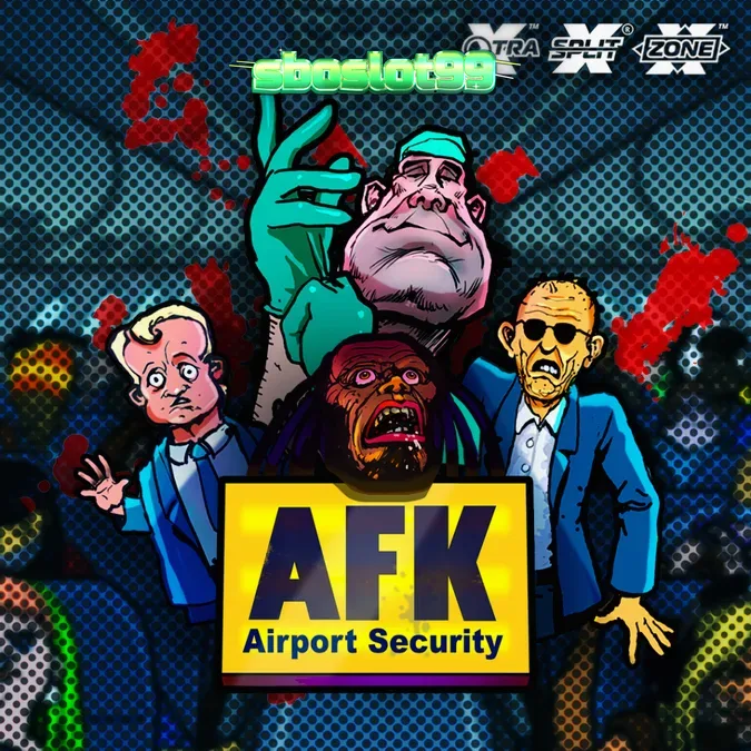 Tampilan layar permainan slot AFK Airport Security pada perangkat seluler