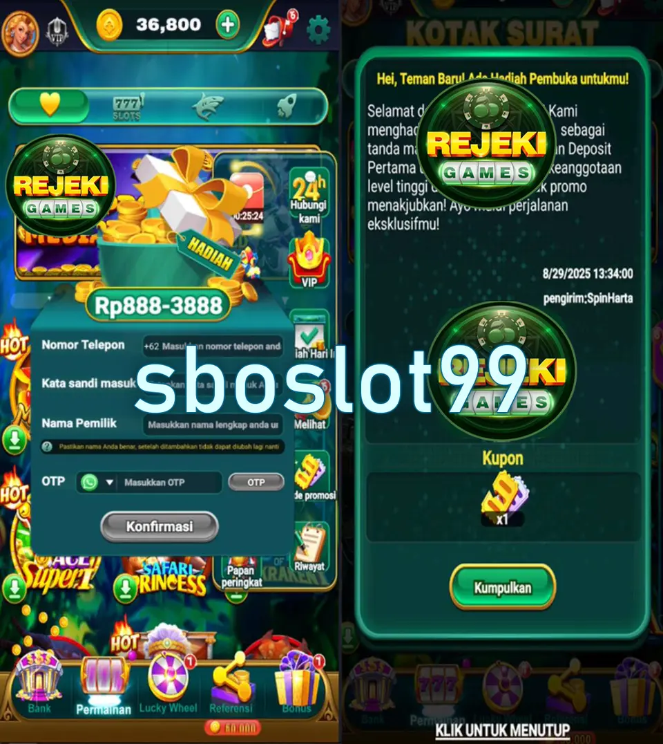 sboslot99 Tangkapan Layar Resmi APK